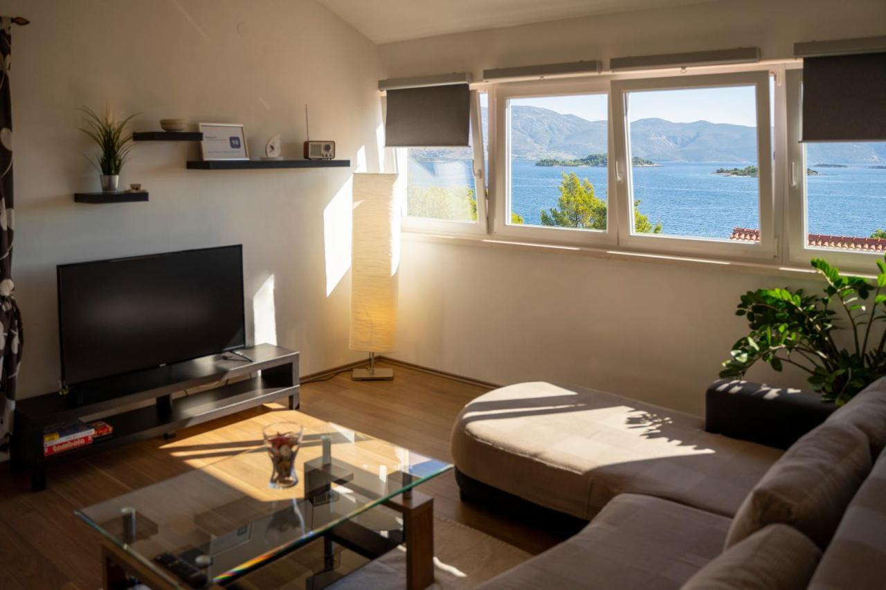 House Fidulic - Penthouse The View Apartment Lumbarda Ngoại thất bức ảnh